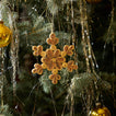 Quilled Snowflake Ornament on tree
