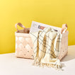 Birch + Leather Basket