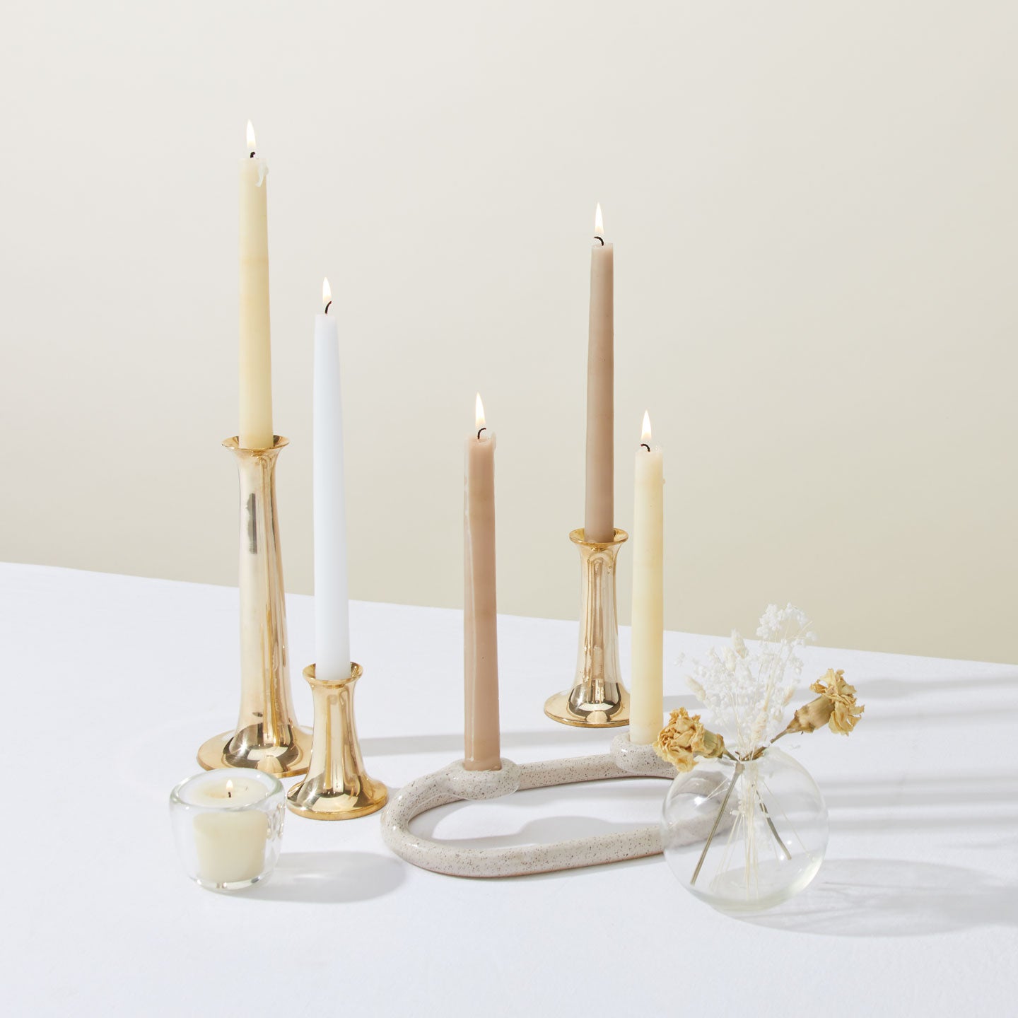 Duo Candlestick - Speckled