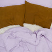 Simple Linen Pillowcases, Set of 2 - Bronze