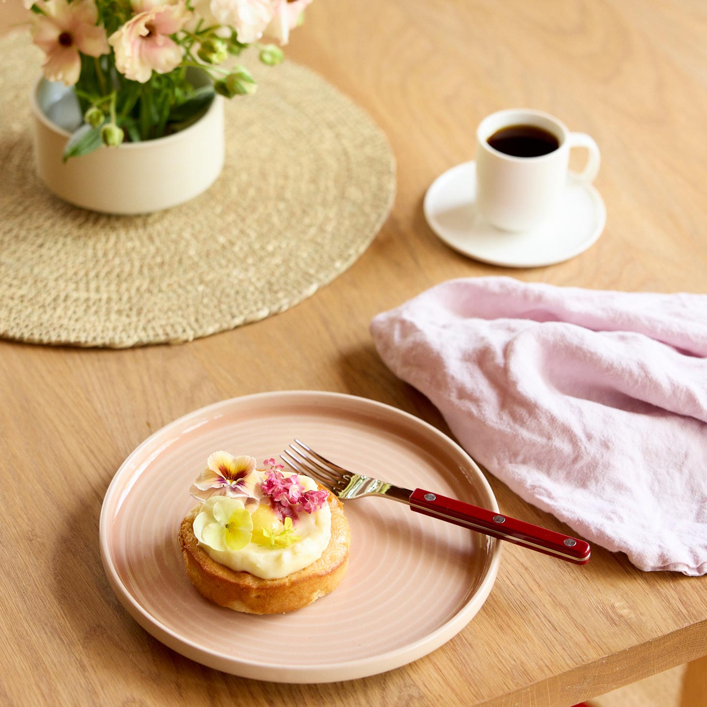 Essential Salad Plate, Set of 4 - Blush