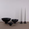 Essential Footed Bowl Decor Bundle - Black