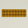 Simple Plaid Runner - Mustard/Bronze