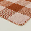 Simple Plaid Rug, 2.5' x 8' - Blush/Terracotta