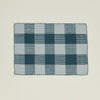 Simple Plaid Rug - Sky/Peacock