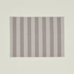 Essential Striped Placemat, Set of 4 - Light Grey/Dark Grey