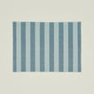 Essential Striped Placemat, Set of 4 - Sky/Peacock