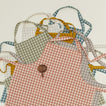 Essential Check Apron - Blush/Terracotta