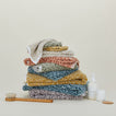 Space Dye Terry Towel - Grey