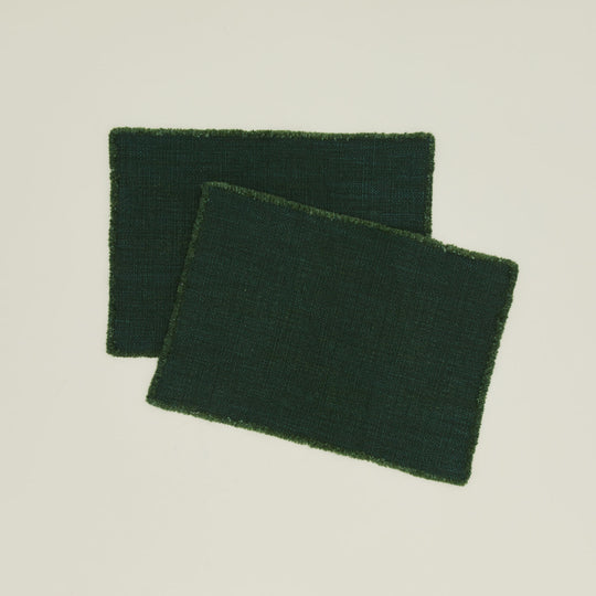 Jasper Placemat, Set of 2 - Hunter Linen Wool