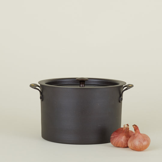 Spun Iron Sauce Pot