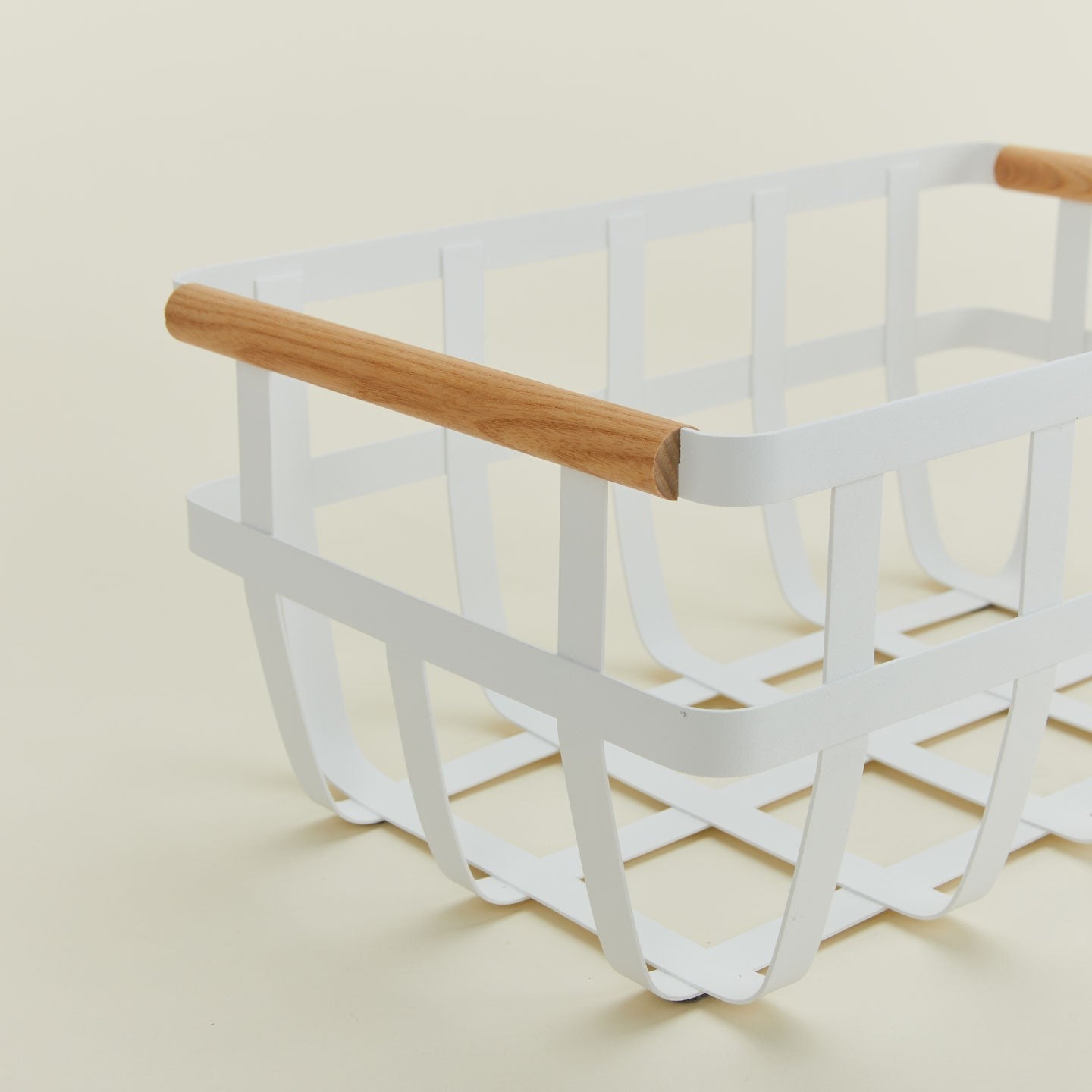 A modern Dual Handled Storage Basket. 