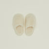 Fuzzy Wool Slippers - White