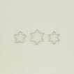 Snowflake cookie cutter set of 3