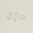Woodland cookie cutter set of 3