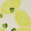 Close up view of lemon cocktail napkins, set of 4