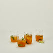 Large boreal glassware filled set of 4