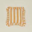 Cabana Stripe Cushion in gold