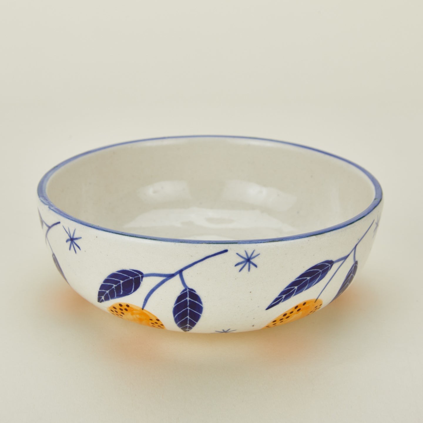 Detailed view of Casa Amarosa lemon bowl