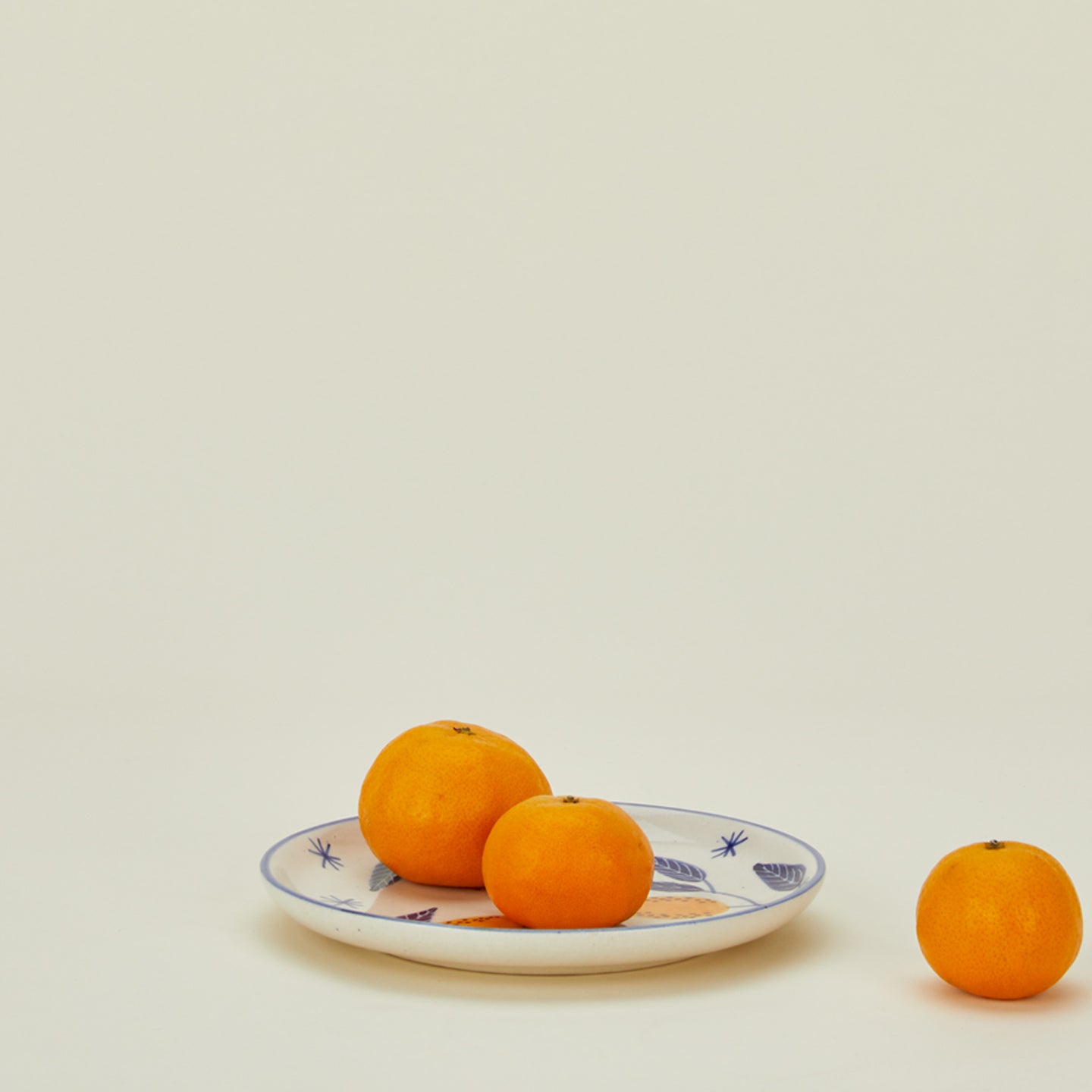 Casa Amarosa lemon plate with oranges