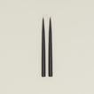 Danica taper candle pair in black