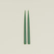 Danica taper candle pair in sage