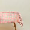 Wicker Fringed Tablecloth - Cherry