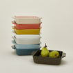 8" x 8" Essential bakeware in sky in various colors