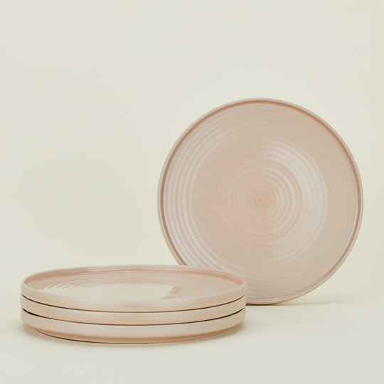 Essential Dinner Plate, Set of 4 - Blush
