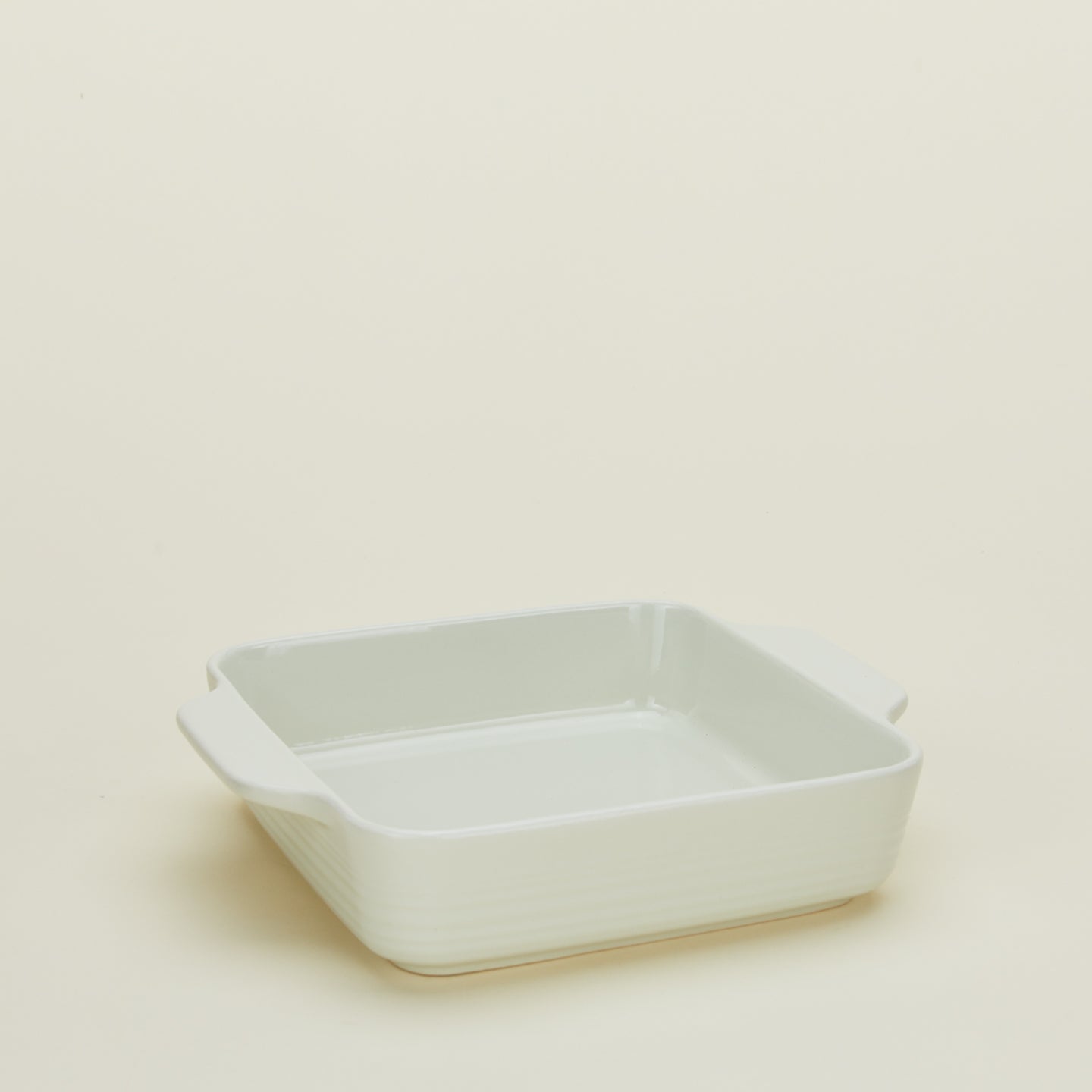 8" x 8" essential bakeware in bone