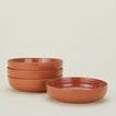 Essential dinnerware low bowl in terracotta