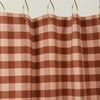 Essential Gingham Shower Curtain - Blush/Terracotta
