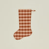Essential Gingham Stocking - Blush/Terracotta