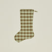 Essential Gingham Stocking - Olive/Sage
