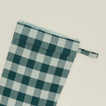 Detailed view of Essential Gingham Stocking - Sky/Peacock