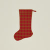 Essential Gingham Stocking - Red/Terracotta