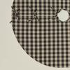 Essential Gingham Tree Skirt - Light Grey/Black