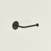 Toilet paper holder in Black.