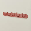 Essential hook rack in terracotta