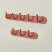 Essential hook racks in terracotta