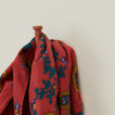 Essential hook in terracotta with scarf