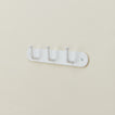 Essential hook rack in white