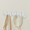 Essential hook racks in white with twine