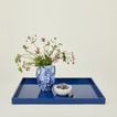 Large essential tray in cobalt