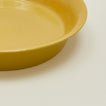Close up view of Essential pie dish in mustard