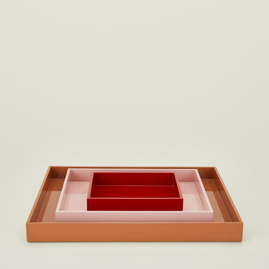 Essential Nested Trays, Set of 3 - Warm