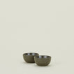 Two Essential Extra Small Bowls in Olive.