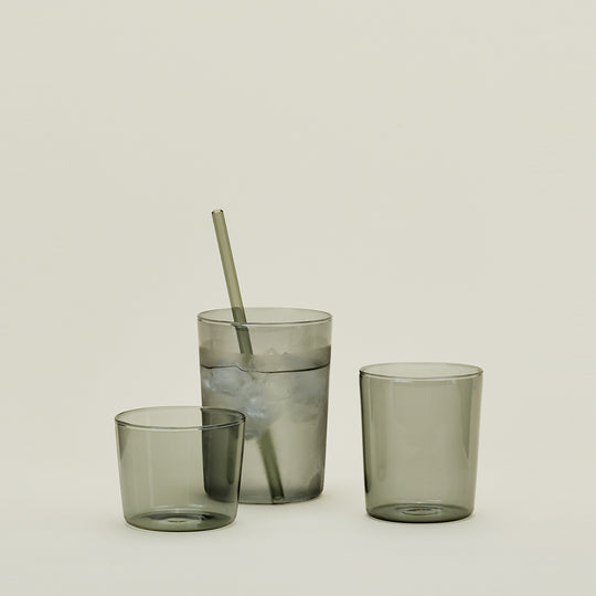 Essential Glassware, Set of 4 - Smoke