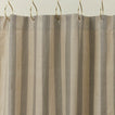 Essential Striped Shower Curtain light grey / dark grey