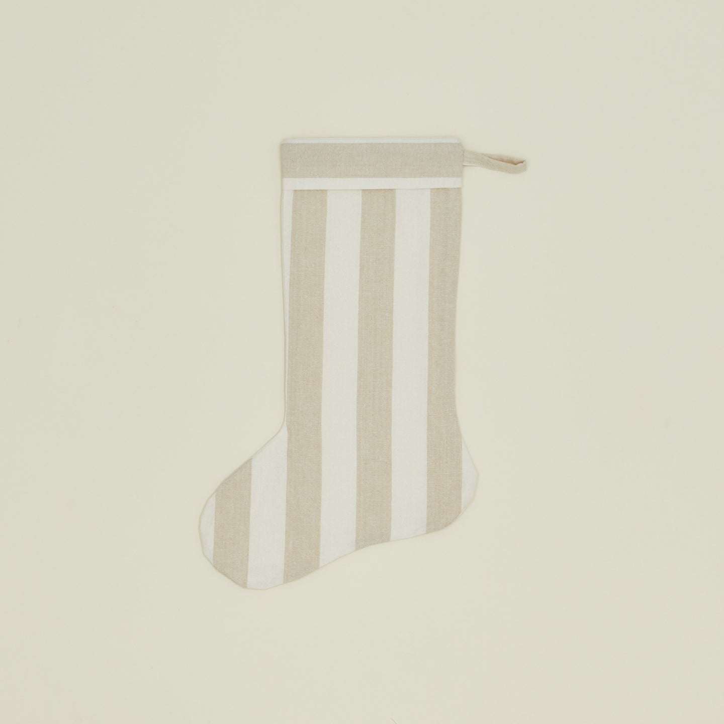 Essential Striped Stocking - Ivory/Flax